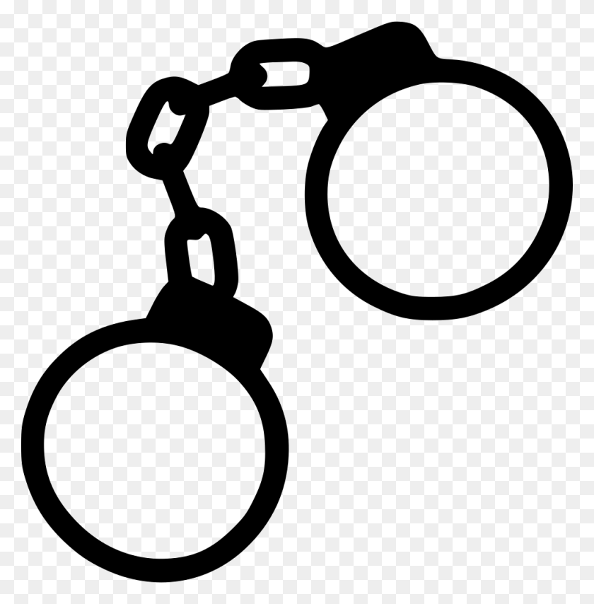 980x998 Free To Download Of Handcuffs Clipart Of Handcuffs - Handcuffs Clipart