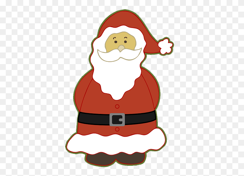 394x544 Gratis Para Usar - Santa Claus Clipart Gratis