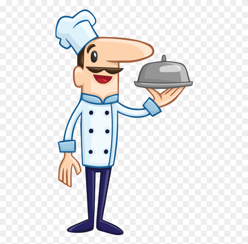 468x765 Gratis Para Usar - Clipart De Chef Italiano