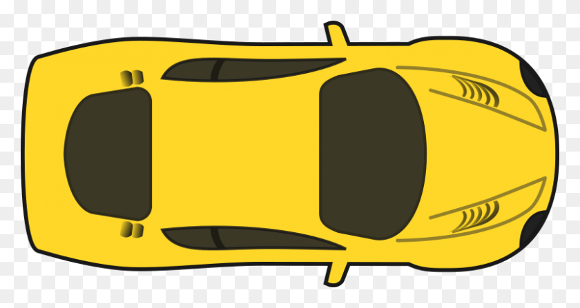 800x397 Клипарт С Изображением Желтого Автомобиля И Часами С Кукушкой