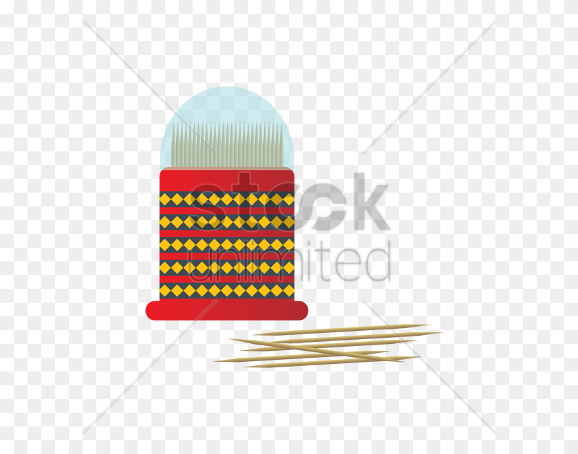 600x600 Free Toothpick Holder Vector Image - Toothpick PNG