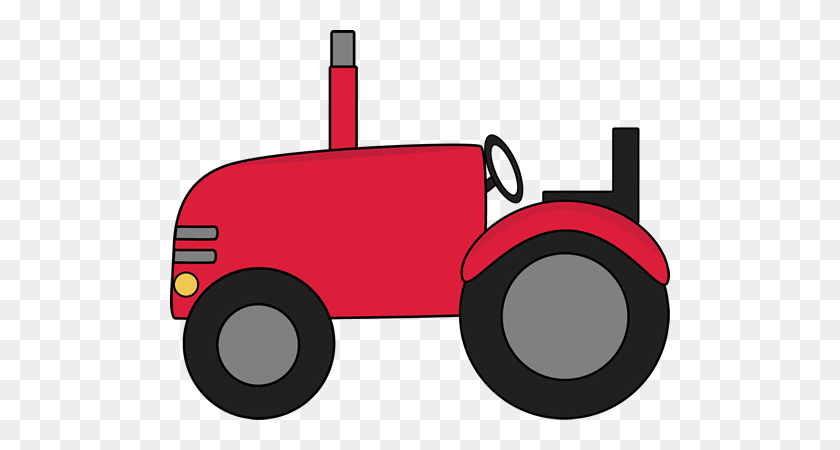 500x390 Бесплатный Клип Трактор Картинки Трактор Картинки - Красный Трактор Клипарт