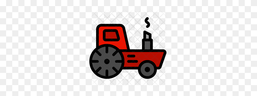 256x256 Icono De Tractor Png Gratis - Neumático De Tractor Clipart
