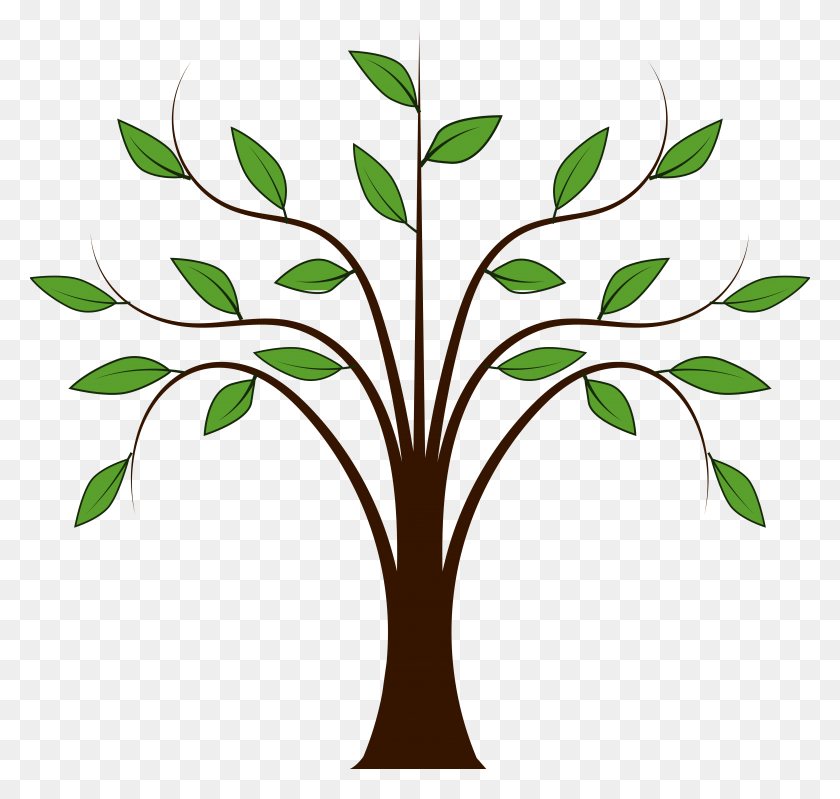 5555x5270 Arte De Línea De Árbol Gratuito - Treeline Clipart