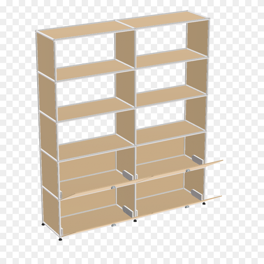 1000x1000 Free Try Out Of Usm Beige Bookshelf From Usm Haller In Vr And Ar - Bookshelf PNG