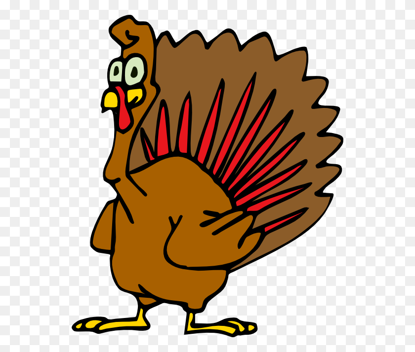 550x654 Free Turkey Clipart And Animations - You Did It Clip Art