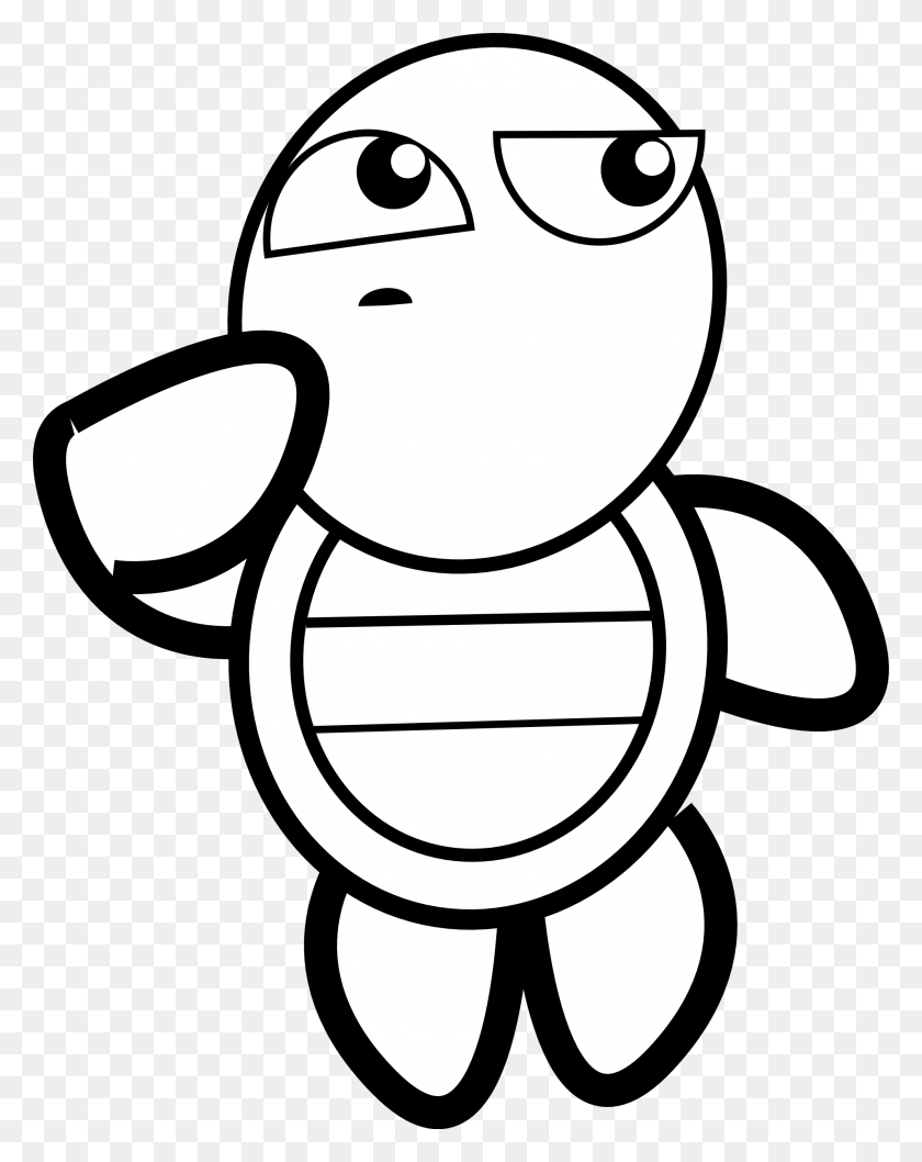 1979x2533 Free Turtle Clipart Black And White Clip Art Images - Cute Turtle Clipart