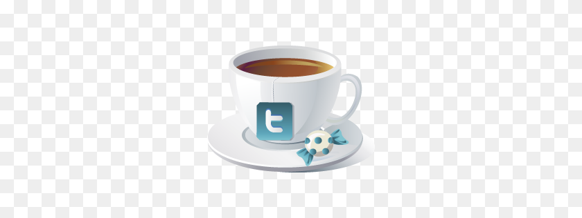 256x256 Free Twitter Icon - Teacup PNG