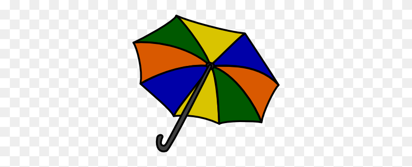 300x282 Free Umbrella Clip Art Keeping - Weatherman Clipart