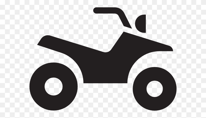 600x423 Free Vector Atv Clipart Clip Art Images - Road Clipart Black And White
