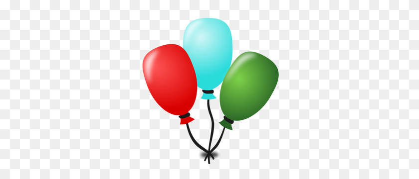 278x300 Free Vector Balloons Clip Art - Water Balloon Clipart