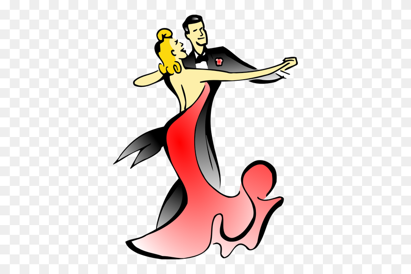 378x500 Free Vector Dancing Couple Silhouette - Snowmobile Clipart