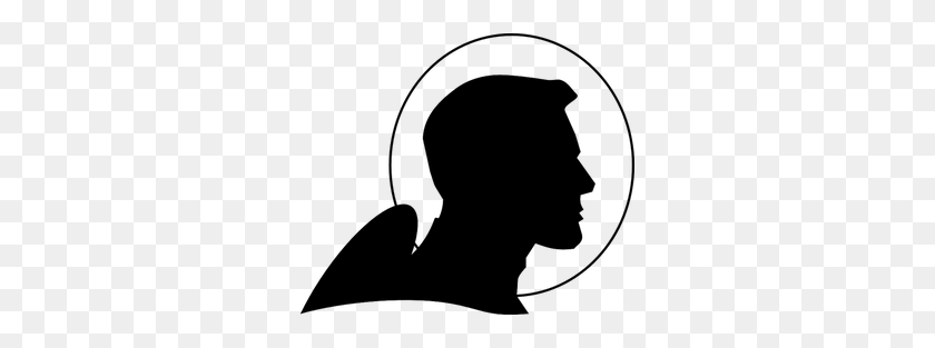 300x253 Free Vector Face Profile Silhouette - Face Silhouette PNG
