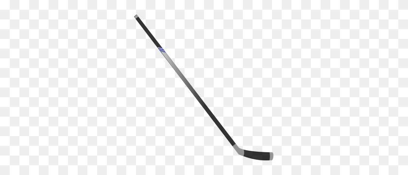 287x300 Free Vector Hockey Player - Hockey Stick Clipart