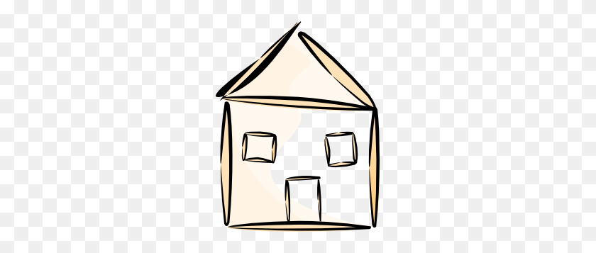 231x297 Free Vector House Clipart - Stick House Clipart