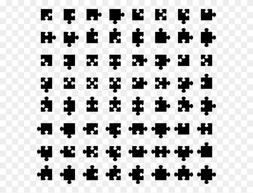 594x581 Free Vector Jigsaw Pieces Clipart Ideas De Tatuajes - Autism Puzzle Piece Clipart