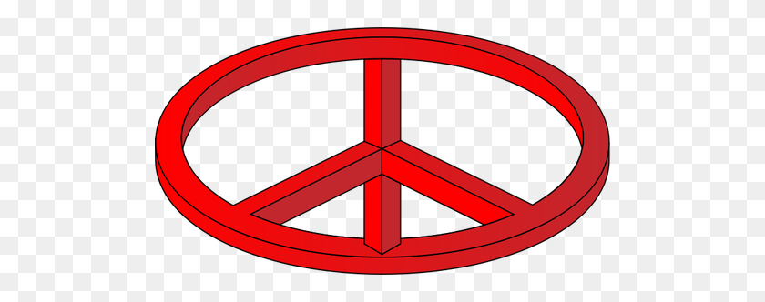 500x272 Free Vector Peace Sign Symbol - Peace Sign PNG