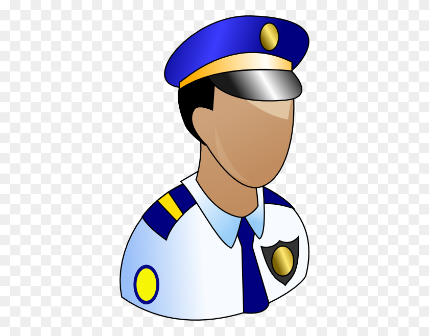 372x598 Free Vector Policeman Clipart - Dispatcher Clipart