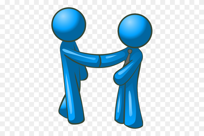 417x500 Free Vector Shaking Hands Icon - Shake Hands Clipart