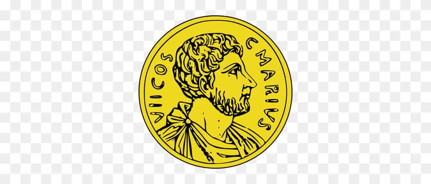 300x300 Бесплатные Векторные Серебряные Монеты - Серебряная Монета Клипарт