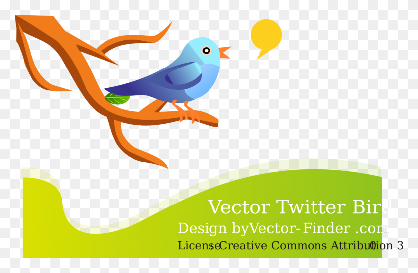 1394x876 Free Vector Tweeting Bird Icons Png - Vector PNG