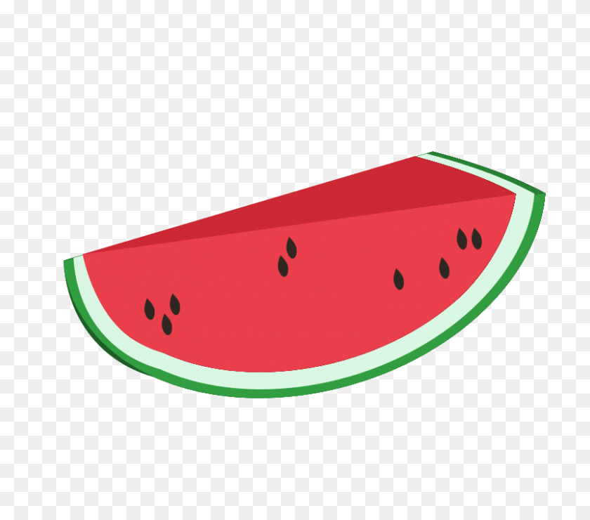 800x698 Free Vector Watermelon Clip Art Clip Art, Water Melon And Food - Watermelon Clipart PNG