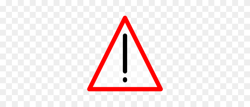 300x300 Free Warning Sign Clipart Png, Warn Ng S Gn Icons - Caution Sign Clipart