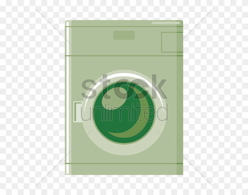 600x600 Free Washing Machine Over A White Background Vector Image - Washing Machine PNG