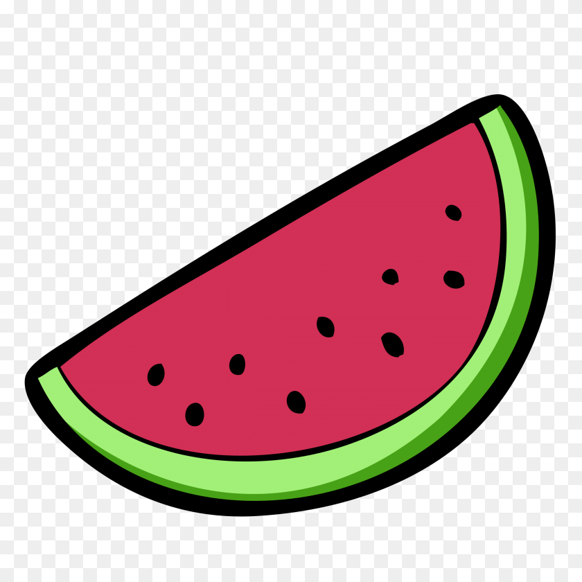 2400x2400 Free Watermelon Clipart Gallery Images - Lemon Wedge Clipart