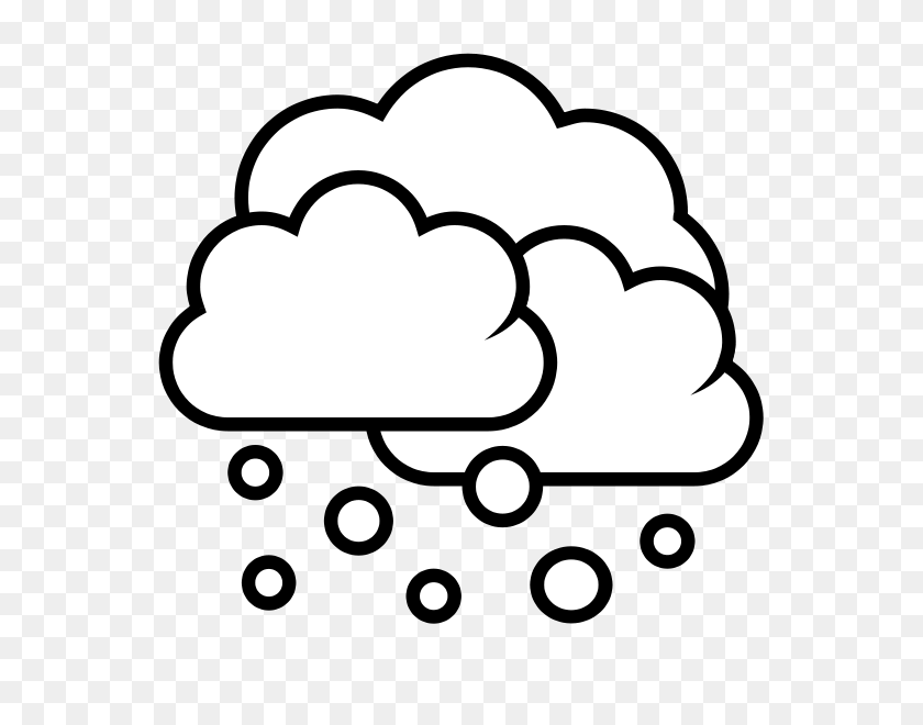600x600 Free Weather Clip Art - Cloudy Weather Clipart