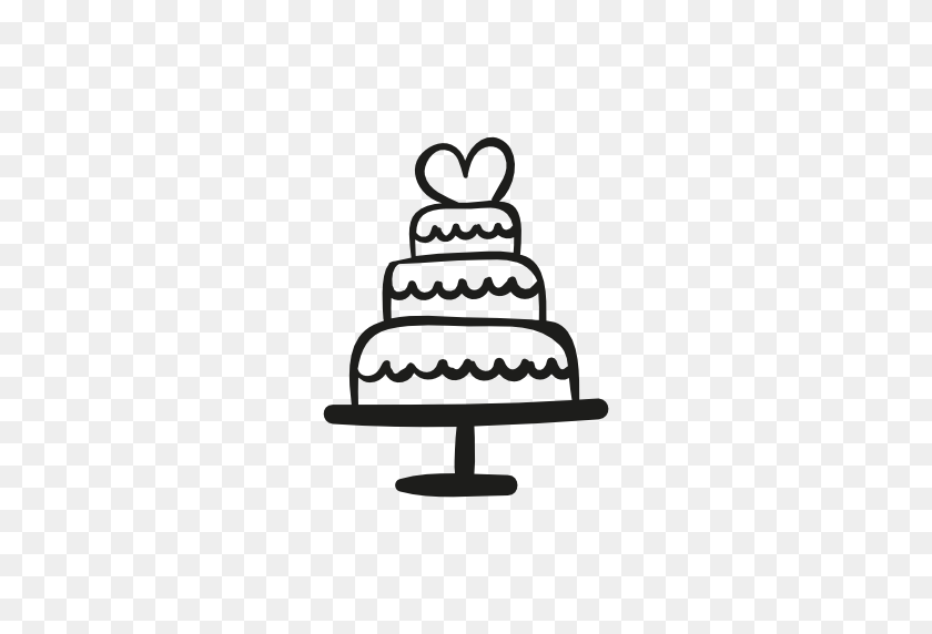 512x512 Free Wedding Cake Clipart Free Download Clip Art - Bride Clipart Black And White
