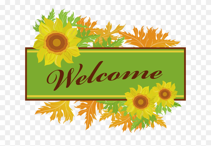 640x523 Free Welcome Graphics Clip Art Clipartcow Floral - Welcome To Clipart