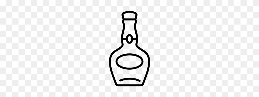 256x256 Free Whiskey Bottle Icon Download Png - Whiskey Bottle Clip Art