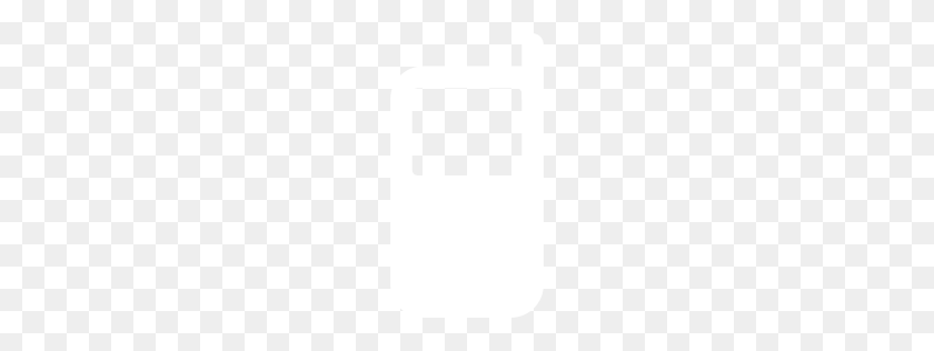 256x256 Free White Cell Phone Icon - White Phone Icon PNG