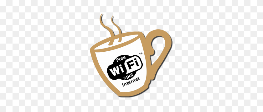 300x300 Free Wifi Coffee Png Image - Wifi Gratis Png
