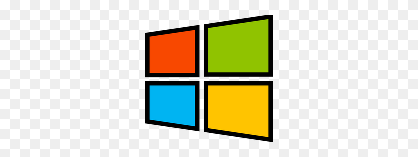 256x256 Free Windows Icon Download Png - Windows 95 Logo PNG