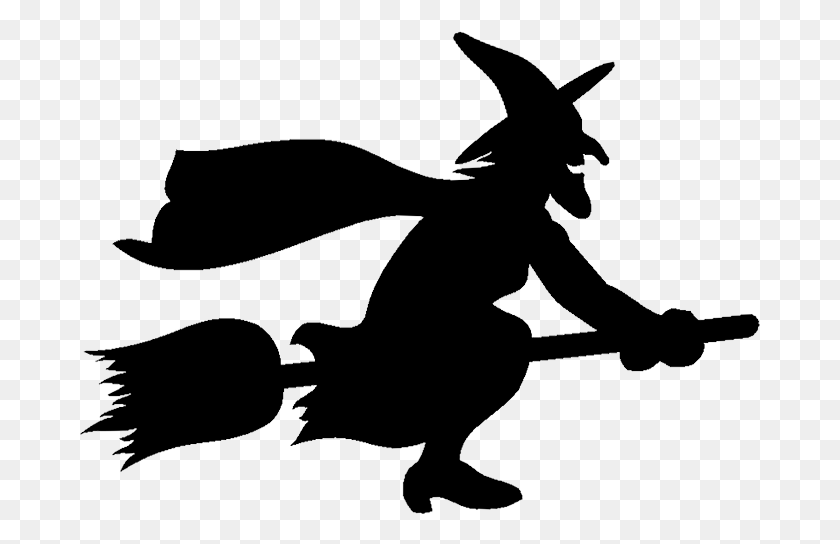 680x484 Бесплатная Графика Летающая Ведьма - Симпатичная Ведьма Клипарт