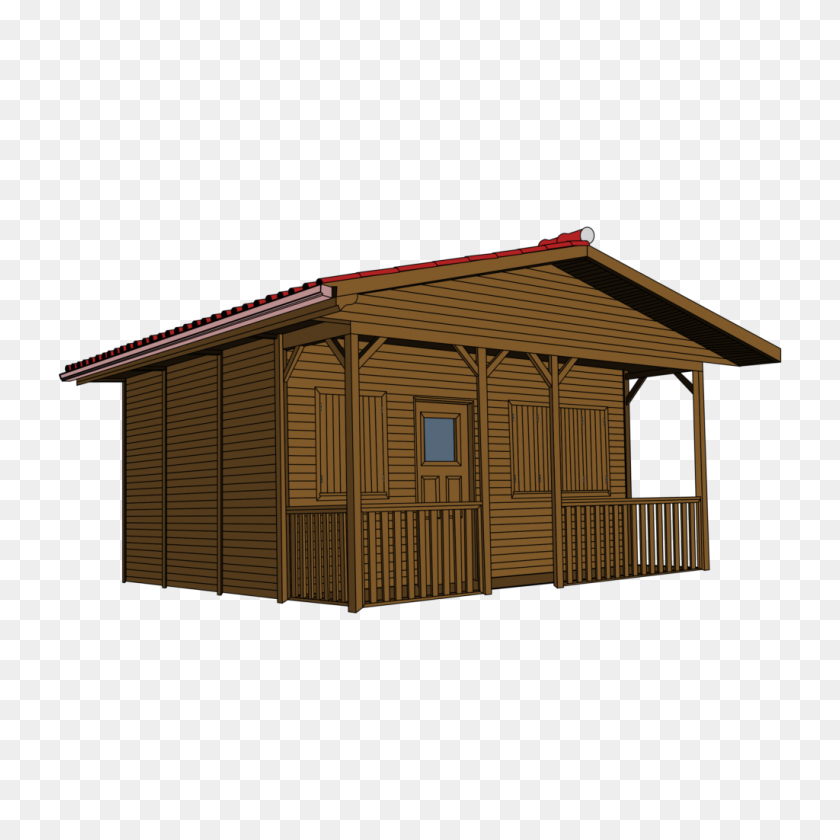 1024x1024 Free Wooden House Transparent Background Vector, Clipart - Wood Background PNG