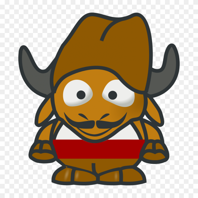 800x800 Free Yak Animal Picture - Bison Head Clipart