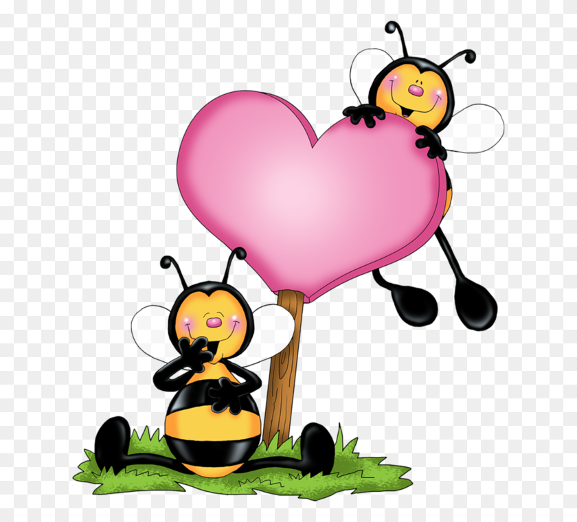630x700 Freebees - Busy Bee Clipart