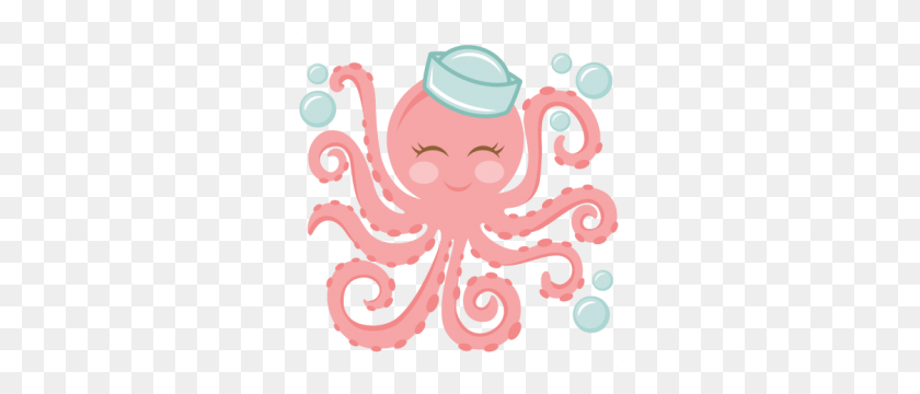 300x300 Freebie Of The Day! - Octopus Clipart PNG