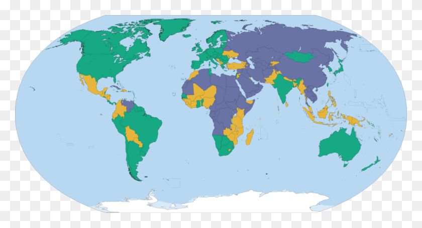 1024x518 Freedom House World Map - World Map PNG