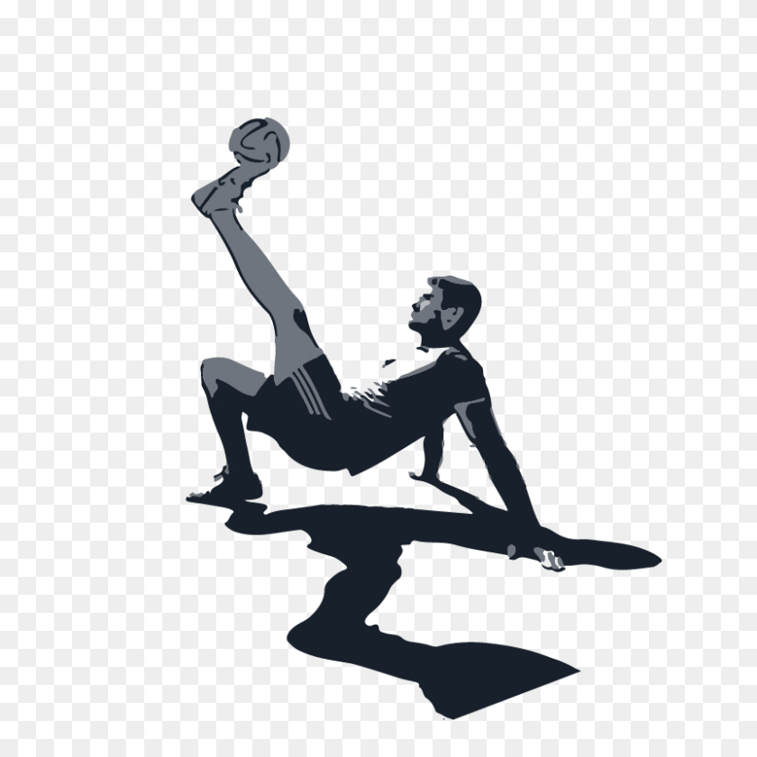 800x800 Freestyle Football Silhouette - Football Silhouette PNG