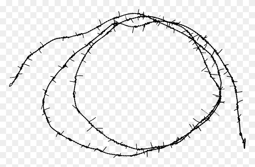 2000x1256 Freetoedit Barbed Wire Circle Border Element Hd Sticker - Barbed Wire Circle Clipart