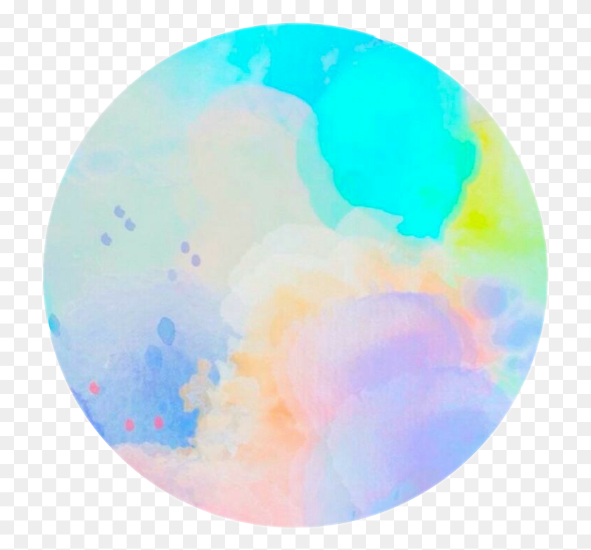 723x722 Freetoedit Circle Colors Background - Watercolor Background PNG