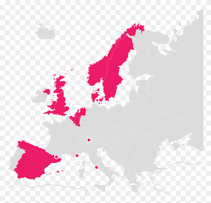 2194x2105 Freevector Mapa De La República De Europa - Mapa De Europa Png