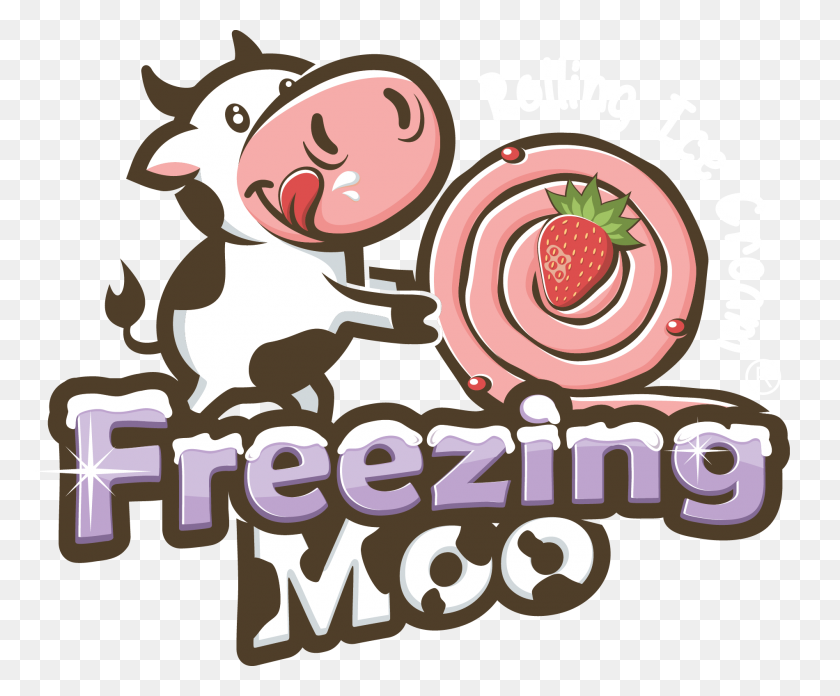 1900x1551 Freezing Moo - Ice Cream Parlor Clipart