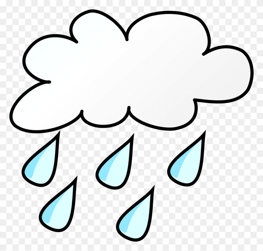 800x761 Freezing Rain Weather Clipart - Precipitation Clipart