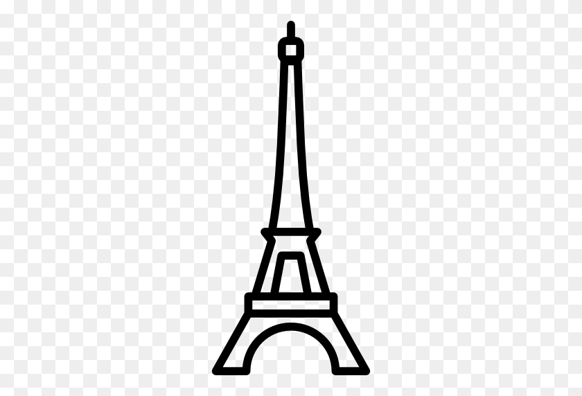 512x512 French Eiffel Tower - Tour Eiffel Clipart