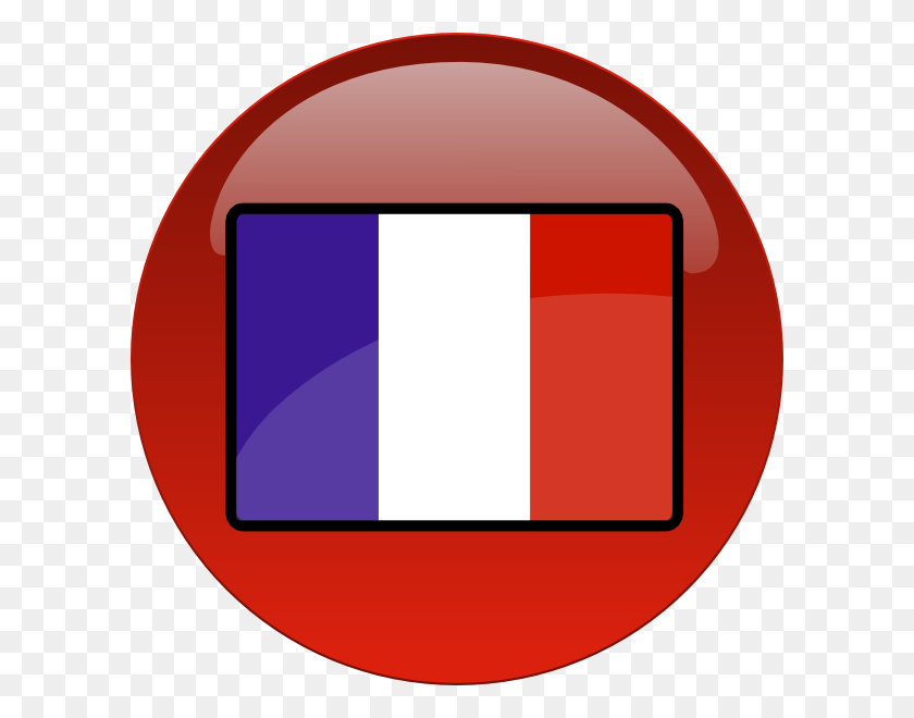600x600 French Flag Clip Art - French Clipart